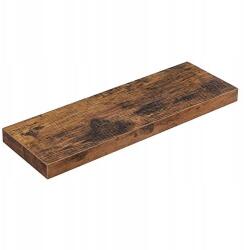 VASAGLE polc, 60×20cm, rusztikus tölgy, fali, MDF (LWS26BX)