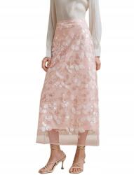 Shein L-es Flitteres MIDI Szoknya