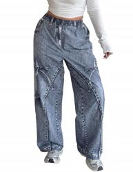 Shein 2XL Széles Farmer Nadrág