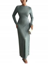 Shein XL Ruha Fodros Szaténból, Dekoratív Megkötéssel