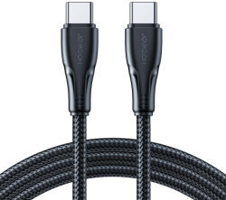 JOYROOM Cablu pentru incarcare si transfer de date Joyroom S-A11 Surpass, USB-C la USB-C, 66W, 480Mbps, 0.25m, Negru (6956116790943)