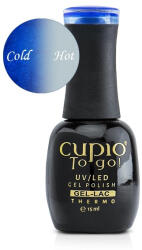 Cupio Oja semipermanenta termica To Go! Glitter Blue Rain 15ml