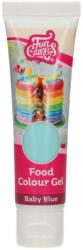 FunCakes Colorant gel albastru deschis concentrat comestibil Baby Blue pentru paste de modelaj și bomboane de ciocolată 30 g
