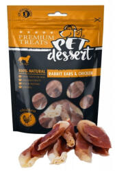 Pet's Dessert Recompense PET'S DESSERT RABBIT EARS & CHICKEN 80g