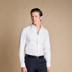 Charles Tyrwhitt Non-Iron Twill Shirt - White - Slim fit | 37 | 81 (Standard)