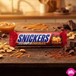 Snickers Double Chocolate - Dupla Csokoládés Mogyorós Csokoládészelet 42 g
