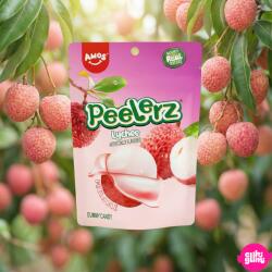 Amos Sweets Peelerz Gummy Lychee - Hámozható Licsi Ízű Gumicukor 65 g