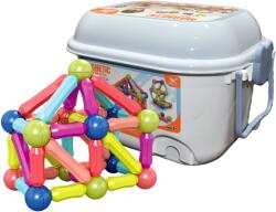  Set magnetic de construit cu 84 piese Jucarii de constructii magnetice