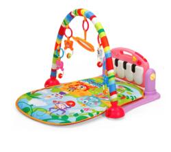  Saltea de activitati, 4 in 1, cu lumini, sunete si pian detasabil - bondstore - 96,80 RON