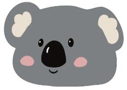  Covoras antiderapant pentru baie bucatarie, model Koala Covor baie