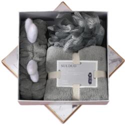  Set cadou 3 piese pentru fete, Gri Prosop