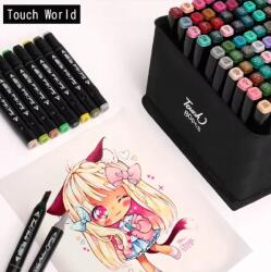  Set 168 markere duble, Carioci profesionale, Multicolore Serviciu de masa