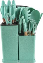 Set 19 ustensile de bucatarie, Verde