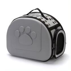  Geanta din silicon pentru transportul animalelor de companie de talie mica medie, gri - bondstore - 107,38 RON
