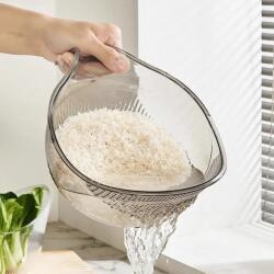  Bol cu sita integrata si maner ergonomic, 293x198x130 mm , pentru scurgerea si clatirea alimentelor