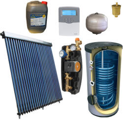 Panosol Kit Panou Solar Apa Calda Presurizat 4p Confort Cu Boiler Cu Doua Serpentine 200l Panosol C. 204 (c.204)