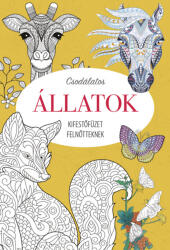Napraforgó Könyvkiadó Kifestőfüzet felnőtteknek - Csodálatos állatok - bookline