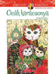 Partvonal Kiadó Cicák Karácsonya - Színezőkönyv