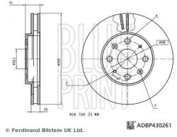 BLUE PRINT Disc frana BLUE PRINT ADBP430261 (ADBP430261)