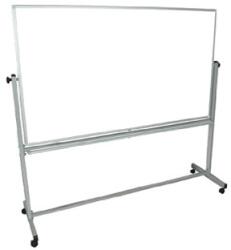  WHITEBOARD MAGNETIC ROTATIV CU 2 FETE 100x150 cm, ECONOMIC (9611475)