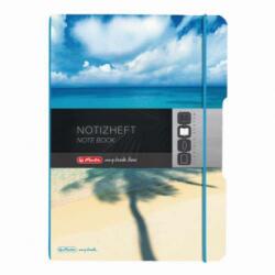 Herlitz Caiet My. Book Flex A4 2x40f 70gr Dictando+patratele Palmier Cu Logo Albastru (11415502) - officeclass