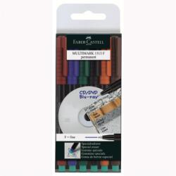 Faber-Castell Marker Permanent Set 6 F Multimark Faber-Castell (FC151306) - officeclass