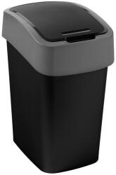 Keter Curver® PACIFIC FLIP BIN szemetes, 9L, fekete/szürke (STP012212505)