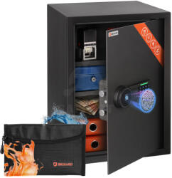 BRIHARD Business XL Biometric Black Pearl irodai széf