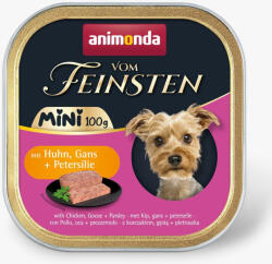  Animonda Vom Feinsten Adult Mini Huhn, Gans, Petersilie (csirke, liba, petrezselyem) alutálkás eledel felnőtt kistestű kutyának 100g (82359) - vetpluspatika