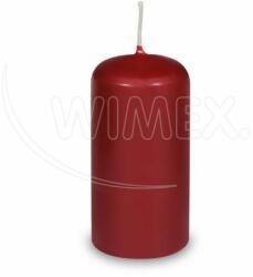 Wimex Pillar candle burgundy 4 pcs