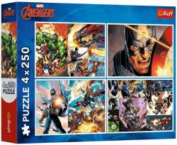 Trefl Zile eroice 4x250 piese 13309 Puzzle