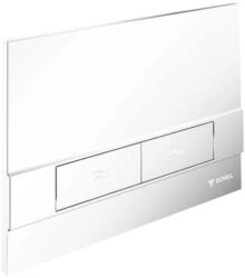 SCHELL Montus Board nyomólap WC tartályhoz, fehér (031201599) - kazanwebshop