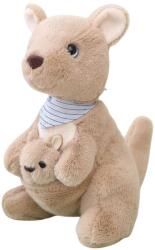 LEAN Toys Плюшена играчка Lean Toys - Кенгуру с бебе, 23 cm, бежово (22160) - ozone
