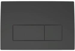 Geberit Delta50 működtetőlap, 2 mennyiséges öblítéshez: matt fekete (115.119.14.1)