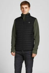 Jack & Jones Jack & Jones, Steppelt cipzáros mellény, Fekete, S (12200684-BLACK-S)