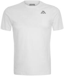 Kappa Klasszikus pamut férfi póló, Kappa, LOGO CAFERS SLIM, Fehér, XL (304J150001XL)