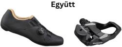 SHIMANO Cipő Országúti Rc300 Női Fekete 36 + Pedál Spd-Sl Pdrs500 Stoplival