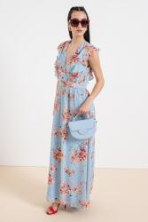 VILA Vila, Hosszú ujjú V-nyakú ruha, Világoskék, 44 (0000303566609_44)