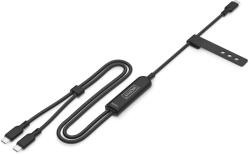 ASSMANN USB 2.0 Type C Összekötő Fekete 1.8m AK-300170-018-S (AK-300170-018-S)