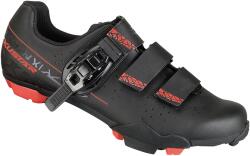 Exustar Cipő MTB SM3310B black/red 44-es