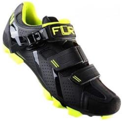 FLR F65 MTB cipő fekete-neon sárga 42