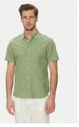 BLEND Férfi kevert anyagú ing, 20718401, len/pamut, M INTL, zöld (0000304799563_M)