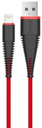DEVIA Cablu de date Devia Fish MFI Lightning DVCFMFILRD, 1.5m, 2.4A (Rosu) (DVCFMFILRD)