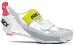 Sidi T-5 Air Triathlon országúti cipő szürke-fehér-sárga 42