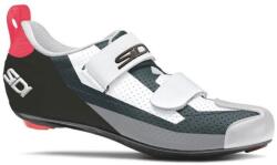 Sidi T-5 Air Triathlon országúti cipő fekete-fehér-korall 45