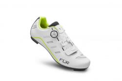 FLR F-22 II országúti cipő fehér-neon sárga 42