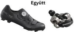 SHIMANO Cipő Mtb Xc502 Férfi Fekete 44 + Pedál Spd Pdm540 Fekete Stoplival