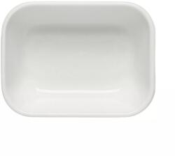 BAUSCHER System Téglalap alakú tál, egymásra rakható, fehér, Űrtartalom: 0, 22 liter, Magasság: 40 mm