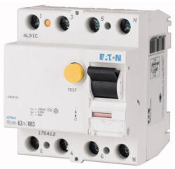Eaton FRCMM-63/4/003-A-NA Áram-védőkapcsoló 10kA 4pól. 167103 (167103)