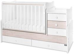 Lorelli Pat Transformabil Lorelli Maxi Plus 70x160CM Trio White Light Oak (1015058 0045)